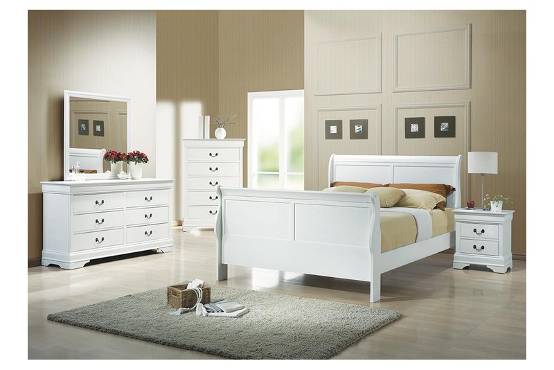 Louis Philippe 6-drawer Dresser White - Coaster Fine Furnitu
